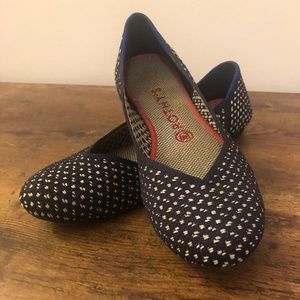 Rothy’s The Flat in Maritime Navy Honeycomb